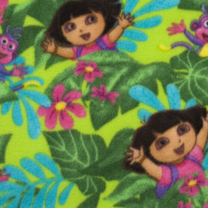 Dora the Explorer Jungle Fleece Fabric
