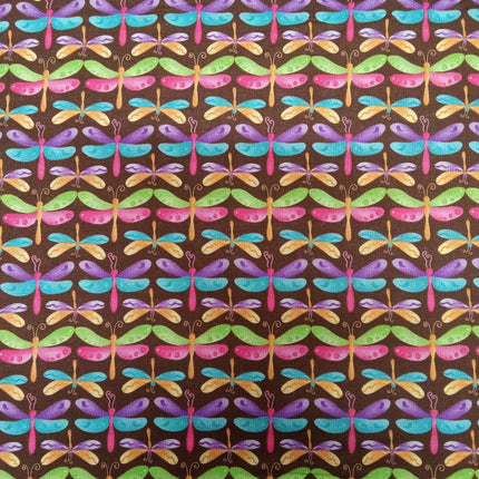 Dragonflies Cotton Fabric