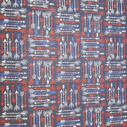 Patriotic Arrows Cotton Fabric