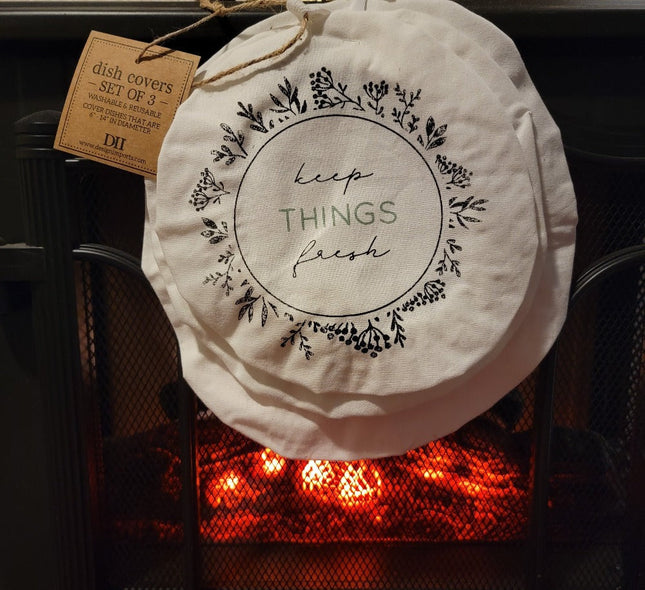 Fresh Kept Reusable Dish Covers Set of 3