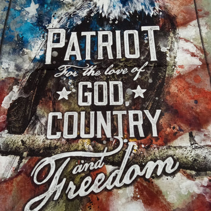 Faith Patriotic Panel Fabric