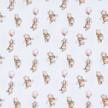 Double Sided Flannel Blanket - Winnie The Pooh Balloon Flannel