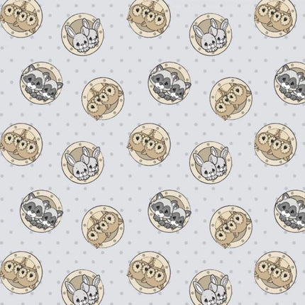 Precious Moments Baby Animals Badges Cotton Fabric