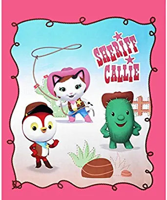 Disney Sheriff Callie Cotton Panel Fabric