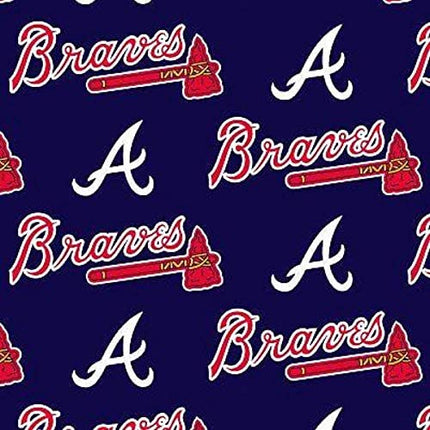 Handmade Valance or Curtain Panel Braves