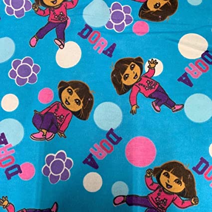 Double Sided Flannel Blanket - Dora the Explorer Flannel