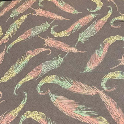 Feathers Flannel Fabric