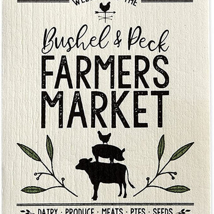 Design Imports India Swedish Dishcloth, Farmer's Market