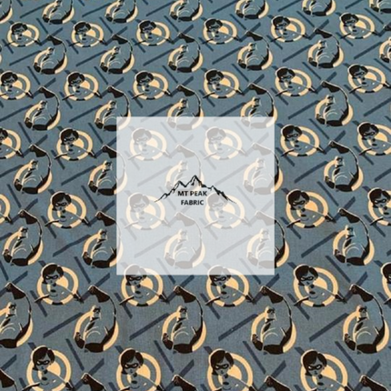 The Incredibles Faces Cotton Fabric