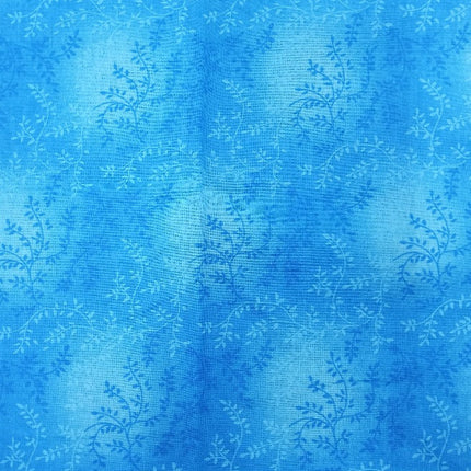 Vines Blue 36" Wide Cotton Fabric
