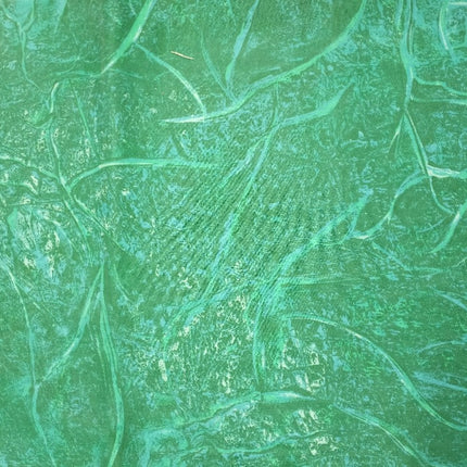 Textured Green Marble Cotton Fabric