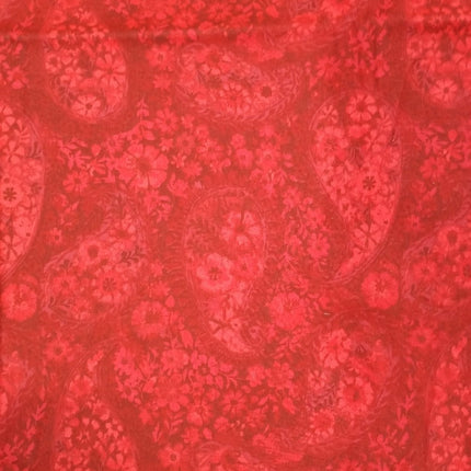 Paisley Red 36" Wide Cotton Fabric