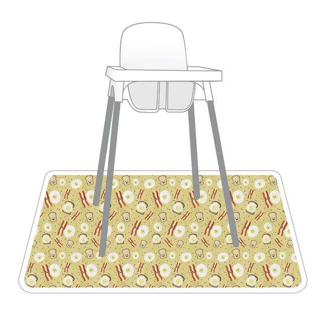 Eggs & Bacon Splash Mat by BapronBaby
