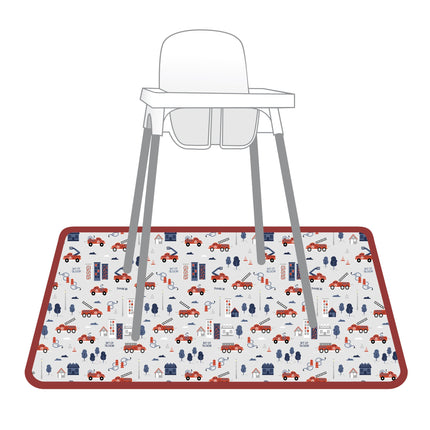 Be Brave - Firefighter Splash Mat by BapronBaby