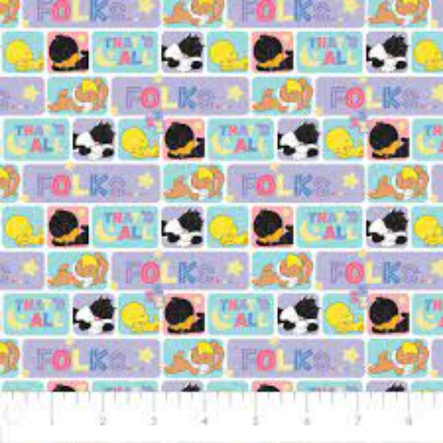 Looney Tunes Sleepy 44" Wide Cotton Fabric