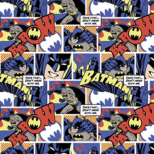 Assorted Batman Flat Fold Assortment 6, 12, 18, or 24 Yards Bundle Cotton Fabric