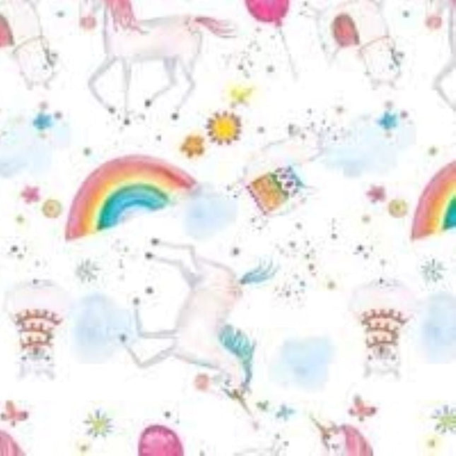 Unicorn Fantasy Flannel Fabric