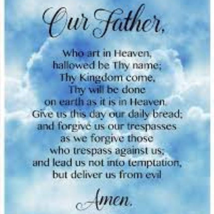 The Lord's Prayer Panel Fabric