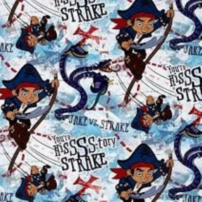 Jake and the Neverland Pirates Cotton Fabric
