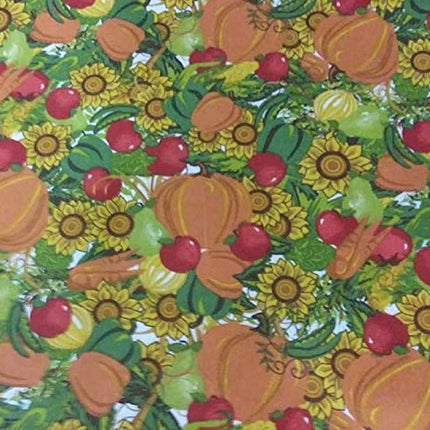 Autumn Sunflowers Cotton Fabric
