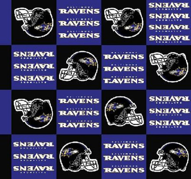 Ravens Checker Fleece