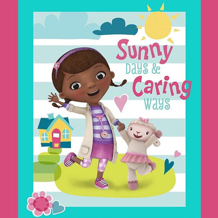 Doc McStuffins Sunny Days 36"x43" Panel Fabric