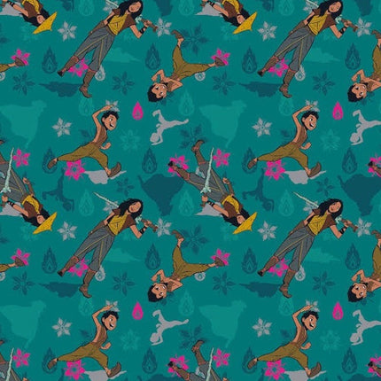 Disney Raya and the Last Dragon Cotton Fabric