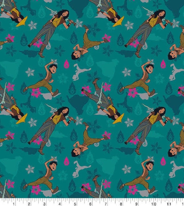 Disney Raya and the Last Dragon Cotton Fabric
