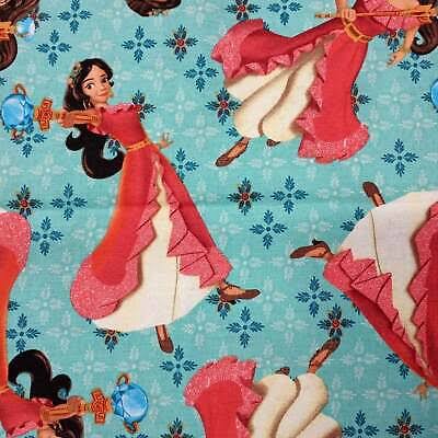 Elena of Avalor Be Bold Blue Cotton Fabric