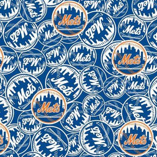 Mets Cotton Fabric
