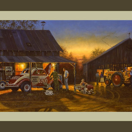 Farm "Saturday Night Special" Panel Cotton Fabric