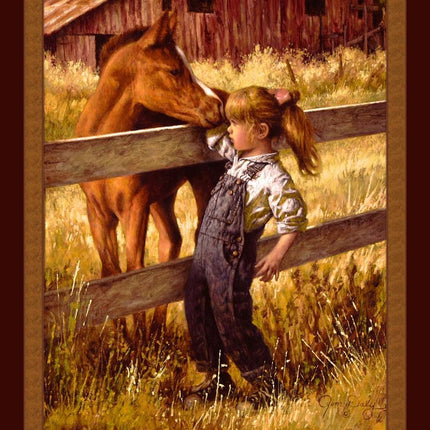 Western "A Quick Sniff" Panel Cotton Fabric