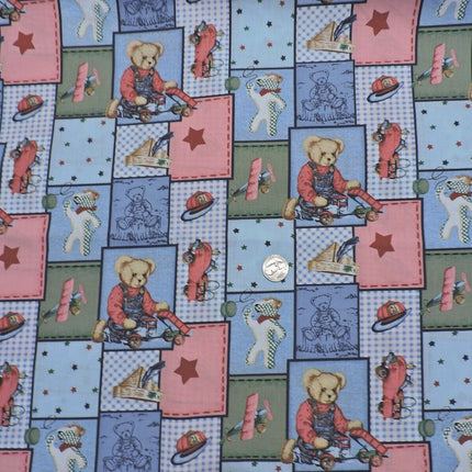 BJT And Friends Patch Teddy Bear Toys Cotton Fabric