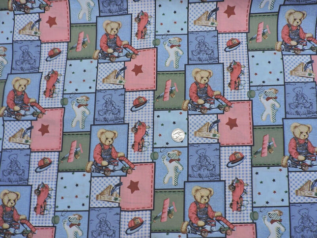 BJT And Friends Patch Teddy Bear Toys Cotton Fabric